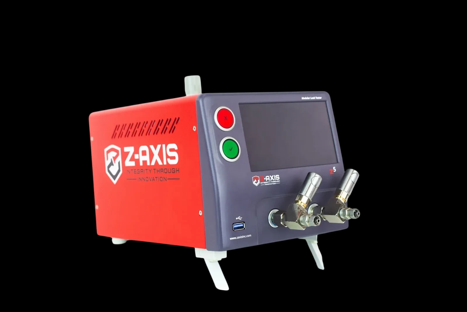 Zaxis Z5 leak tester, angled front view